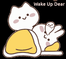 Cat Wake Up Cat Sleeping GIF