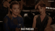 Bad Pancake GIF - Molly Bernard Lauren Heller Hilary Duff GIFs