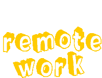 Remote Work Work Sticker - Remote Work Work Remote Stickers