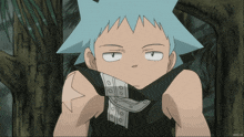 Black Star Soul Eater GIF - Black Star Soul Eater Looking GIFs