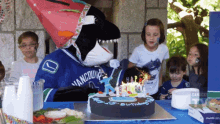Vancouver Canucks Fin The Whale GIF - Vancouver Canucks Fin The Whale Birthday GIFs
