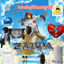 a collage of images with the name zapra on the bottom