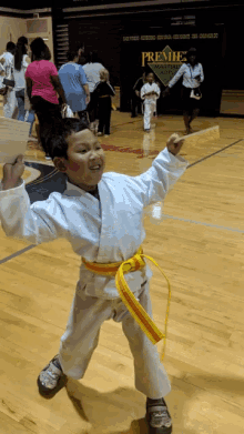 karate kid happy broken wood