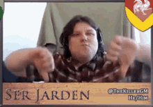 Ser Jarden Chicken Knight GIF - Ser Jarden Chicken Knight The Killer Gm GIFs