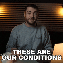 These Are Our Conditions Lewis Jackson GIF - These Are Our Conditions Lewis Jackson Cryptolewlew GIFs
