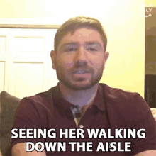 Seeing Her Walk GIF - Seeing Her Walk Aisle GIFs