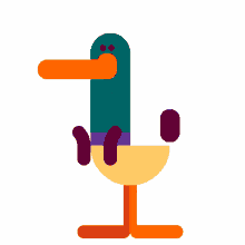 the loveable zoo duck happy yay hooray