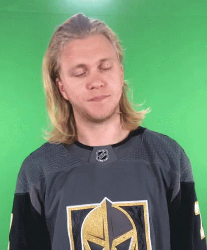 William Karlsson with his new hair cut : r/goldenknights