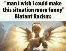 Overwatch Mercy Meme Racism GIF - Overwatch Mercy Meme Racism GIFs