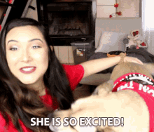 She Is So Excited Happy GIF - She Is So Excited Happy Animal Lover GIFs