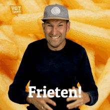 frieten gebarentaal gebaren lekker frituur