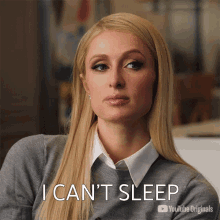 I Cant Sleep Paris Hilton GIF