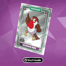 a card with a bird on it that says resourceful robin