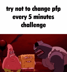 Spongebob Try Not To Change Pfp GIF - Spongebob Try Not To Change Pfp Challenge GIFs