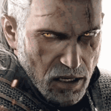geralt of rivia witcher smile gaming