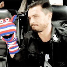 Enzo With A Puppet Enzo St John GIF - Enzo With A Puppet Enzo St John Michael Malarkey GIFs