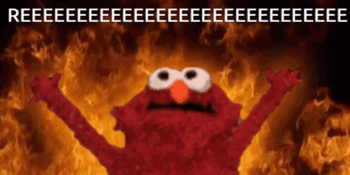 Elmo Is Lit Reeeee GIF - Elmo Is Lit Reeeee Elmo On Fire - Discover & Share  GIFs