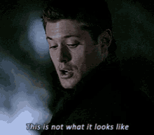 This Is Not What It Looks Like Jensen Ackles GIF - This Is Not What It Looks Like Jensen Ackles Supernatural GIFs