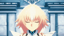 a close up of a girl with her eyes closed in front of a building that says a-1 pictures on the bottom