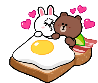 Eggy Cuddle Sticker - Eggy Cuddle Brown Bear Stickers