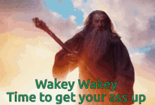 gandalf wakey wakey time get up sunlight