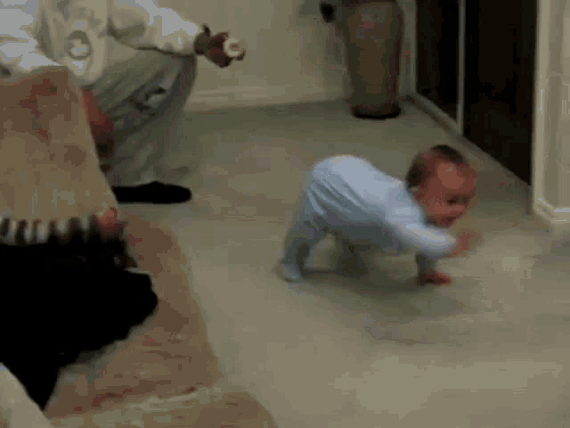 baby crawling animated gif