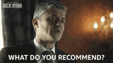 What Do You Recommend President Surikov GIF - What Do You Recommend President Surikov Tom Clancys Jack Ryan GIFs