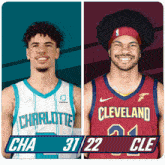 Charlotte Hornets (31) Vs. Cleveland Cavaliers (22) First-second Period Break GIF - Nba Basketball Nba 2021 GIFs