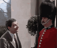 Royal Guard - Mr. Bean GIF - Mr Bean Guard Royal Guard GIFs