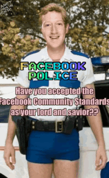Mark Zuckerburg Police GIF - Mark Zuckerburg Police Facebook Police GIFs