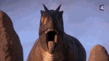 allosaurus roaring fearsome scream