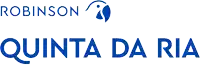 a logo for robinson quinta da ria is shown on a white background