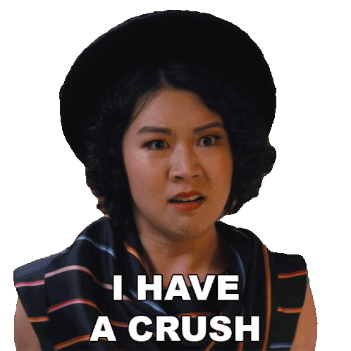 I Have A Crush Nancy Sticker - I Have A Crush Nancy Grease Rise Of The Pink Ladies Stickers