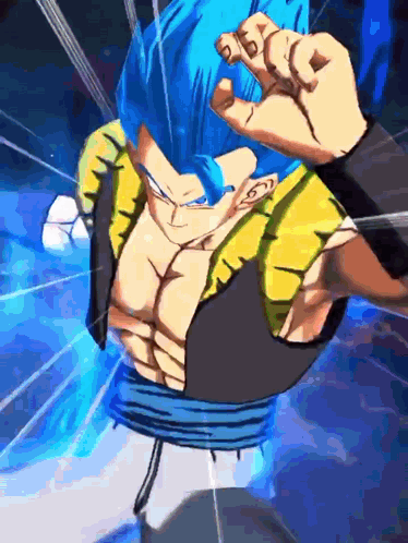 Gogeta Gogeta Blue GIF - Gogeta Gogeta blue Dbl - Discover & Share GIFs