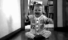 Baby Baseball GIF - Baby Baseball Excited GIFs