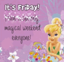 Tinkerbell Its Friday GIF - Tinkerbell Its Friday Magical Weekend Everyone GIFs