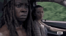 Michonne Rosita GIF - Michonne Rosita The Walking Dead GIFs