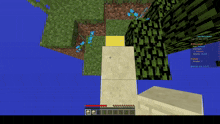 a screenshot of a minecraft game shows a yellow box in the middle of a maze