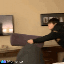 Pillow Fight Band Trip GIF - Pillow Fight Band Trip GIFs