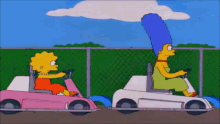 Marge Simpson GIF - Marge Simpson Karting GIFs