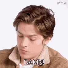 Damn Cole Sprouse GIF - Damn Cole Sprouse Harpers Bazaar GIFs