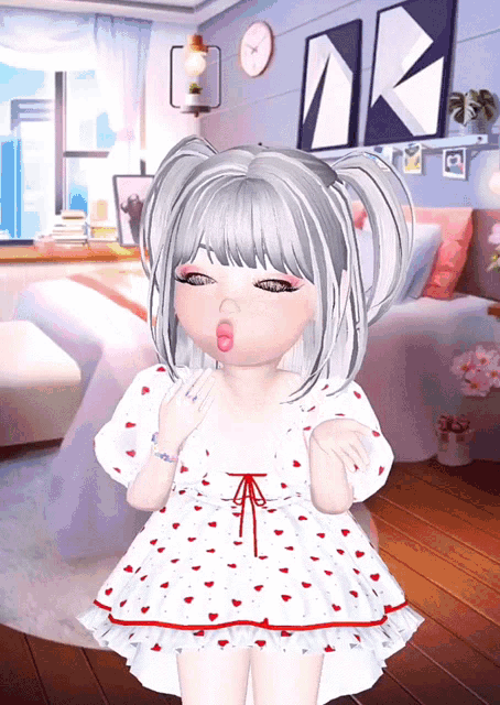 Cute Baby Zepeto GIF - Cute Baby Zepeto Cute Kiss - Discover & Share GIFs