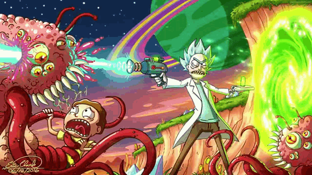 Steam WorkshopRick And Morty in Space  4K wallpaper