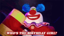 Clown Whos The Birthday Girl GIF - Clown Whos The Birthday Girl Inside Out GIFs