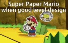 Super Paper Mario Paper Mario Ttyd GIF - Super Paper Mario Paper Mario Mario GIFs