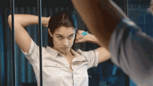 Combing Getting Ready GIF - Combing Getting Ready Morning Routine GIFs