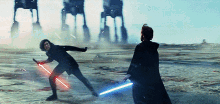 Kylo Ren Vs Luke Skywalker The Last Jedi GIF - Kylo Ren Vs Luke Skywalker Kylo Ren Luke Skywalker GIFs