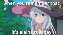 Elaina Tuesday Remember GIF