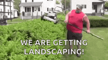 Landscaping Trying To Landscape GIF - Landscaping Trying To Landscape Mowing GIFs