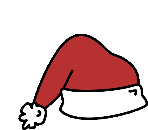 Christmas Hat Red Hat Sticker - Christmas Hat Red Hat Santa Hat - Discover  & Share GIFs
